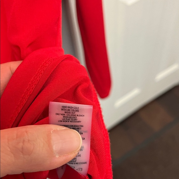 Calvin Klein Shirred Loose Neck Blouse - Picture 6 of 6